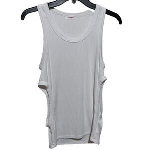 Free People Movement Ribbed Tank Top White M